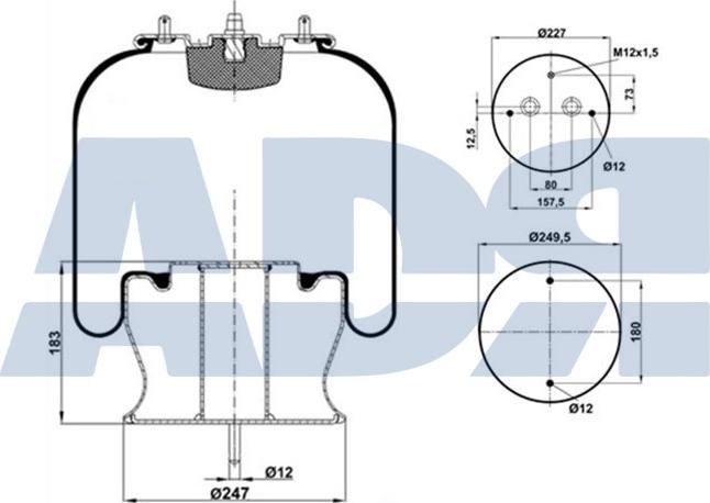 ADR 51519903 - Bellow, air suspension car-mod.net