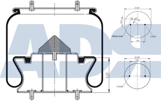 ADR 51615127 - Bellow, air suspension car-mod.net