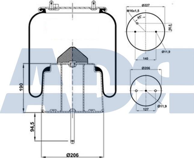 ADR 51392951 - Bellow, air suspension car-mod.net
