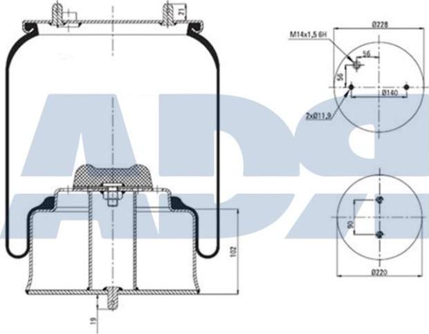 ADR 51392920 - Bellow, air suspension car-mod.net