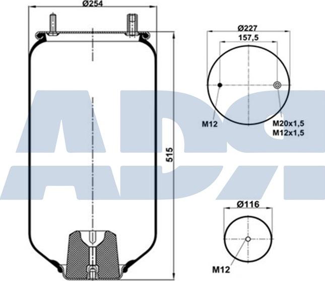 ADR 51304804 - Bellow, air suspension car-mod.net