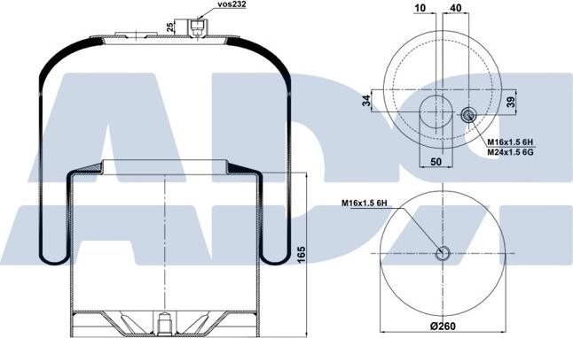 ADR 51307613 - Bellow, air suspension car-mod.net