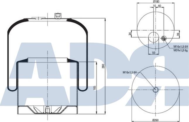 ADR 51307212 - Bellow, air suspension car-mod.net