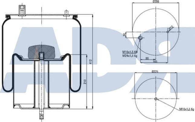 ADR 51380119 - Bellow, air suspension car-mod.net
