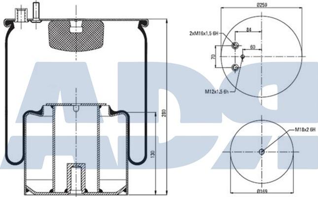 ADR 51377104 - Bellow, air suspension car-mod.net