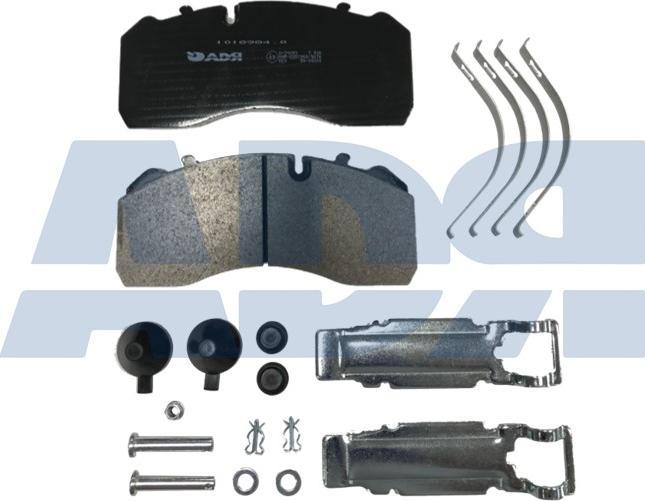 ADR 10189840 - Brake Pad Set, disc brake car-mod.net