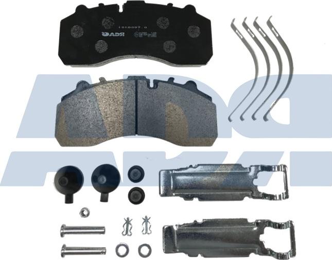 ADR 10180970 - Brake Pad Set, disc brake car-mod.net