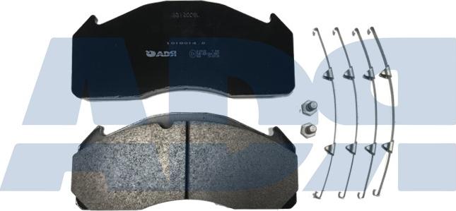 ADR 10180140 - Brake Pad Set, disc brake car-mod.net