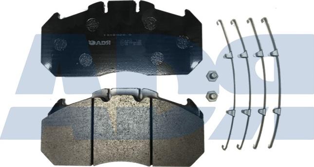 ADR 10180200 - Brake Pad Set, disc brake car-mod.net