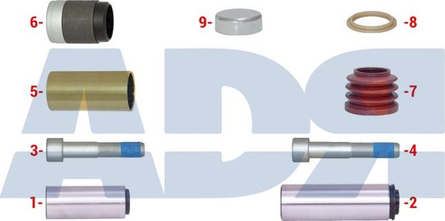 ADR 17K11400 - Repair Kit, brake caliper car-mod.net