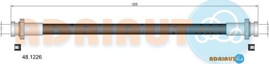 Adriauto 48.1226 - Brake Hose car-mod.net
