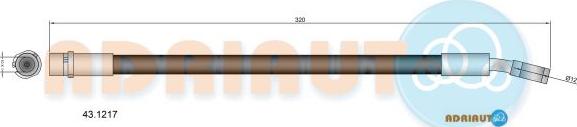 Adriauto 43.1217 - Brake Hose car-mod.net