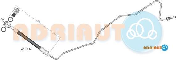Adriauto 47.1214 - Brake Hose car-mod.net