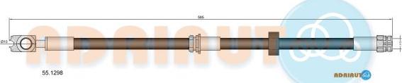 Adriauto 55.1298 - Brake Hose car-mod.net