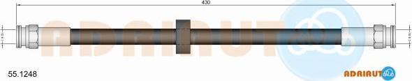 Adriauto 55.1248 - Brake Hose car-mod.net