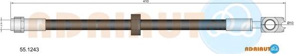 Adriauto 55.1243 - Brake Hose car-mod.net