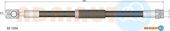 Adriauto 55.1254 - Brake Hose car-mod.net