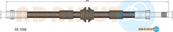Adriauto 55.1258 - Brake Hose car-mod.net