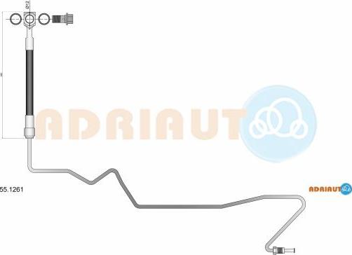Adriauto 55.1261 - Brake Hose car-mod.net
