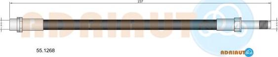 Adriauto 55.1268 - Brake Hose car-mod.net