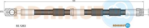 Adriauto 55.1263 - Brake Hose car-mod.net
