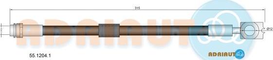 Adriauto 55.1204.1 - Brake Hose car-mod.net