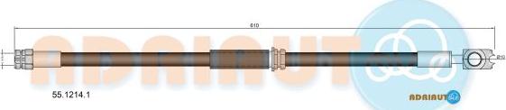 Adriauto 55.1214.1 - Brake Hose car-mod.net