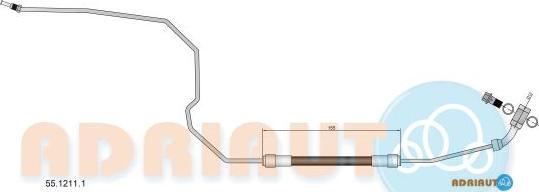 Adriauto 55.1211.1 - Brake Hose car-mod.net