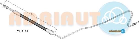 Adriauto 55.1218.1 - Brake Hose car-mod.net