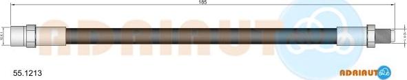 Adriauto 55.1213 - Brake Hose car-mod.net