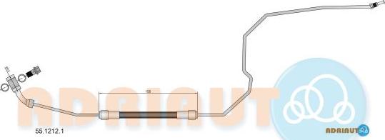 Adriauto 55.1212.1 - Brake Hose car-mod.net