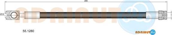 Adriauto 55.1280 - Brake Hose car-mod.net