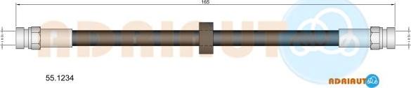Adriauto 55.1234 - Brake Hose car-mod.net