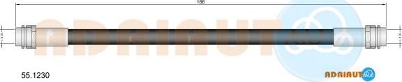 Adriauto 55.1230 - Brake Hose car-mod.net
