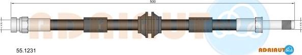 Adriauto 55.1231 - Brake Hose car-mod.net