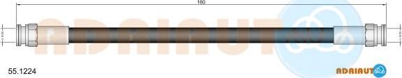 Adriauto 55.1224 - Brake Hose car-mod.net