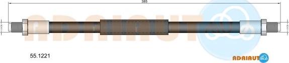 Adriauto 55.1221 - Brake Hose car-mod.net