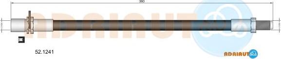 Adriauto 52.1241 - Brake Hose car-mod.net
