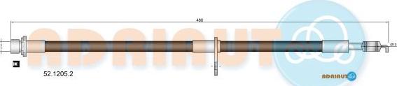 Adriauto 52.1205.2 - Brake Hose car-mod.net
