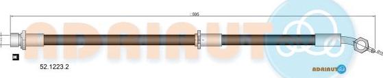 Adriauto 52.1223.2 - Brake Hose car-mod.net