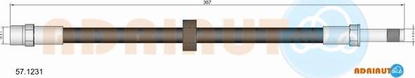Adriauto 57.1231 - Brake Hose car-mod.net