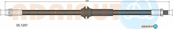 Adriauto 05.1257 - Brake Hose car-mod.net