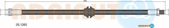 Adriauto 05.1260 - Brake Hose car-mod.net