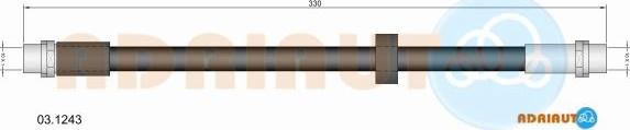 Adriauto 03.1243 - Brake Hose car-mod.net