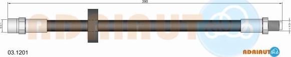 Adriauto 03.1201 - Brake Hose car-mod.net