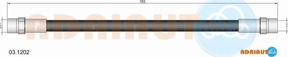 Adriauto 03.1202 - Brake Hose car-mod.net