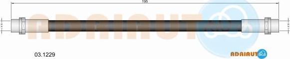 Adriauto 03.1229 - Brake Hose car-mod.net