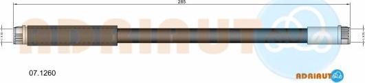 Adriauto 07.1260 - Brake Hose car-mod.net