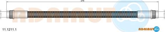 Adriauto 11.1211.1 - Brake Hose car-mod.net