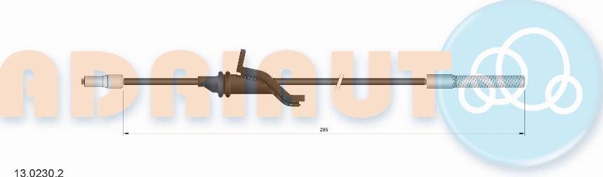 Adriauto 13.0230.2 - Cable, parking brake car-mod.net